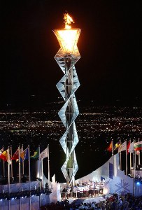 Salt Lake City hosted the 2002 Olympic Winter Games