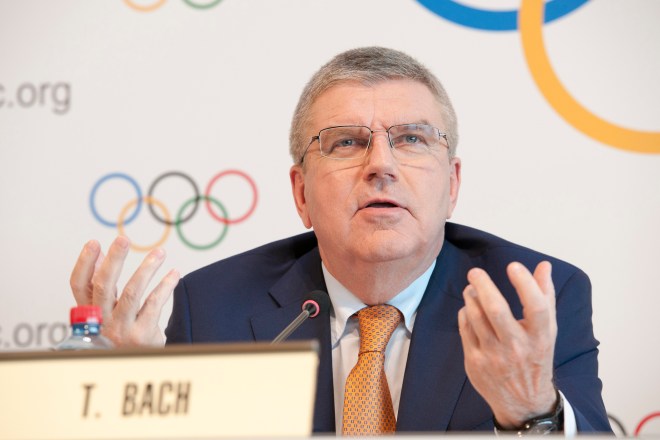 IOC President Thomas Bach in Lausanne June 9, 2017 (IOC Photo)