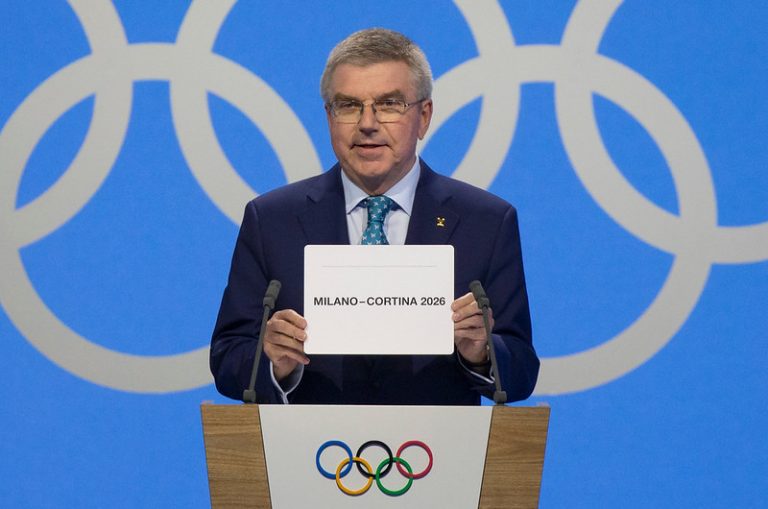 IOC President Thomas Bach declares Milan Cortina Winner of 2026 Olympic Winter Games bid, June 24, 2019 (IOC Photo)