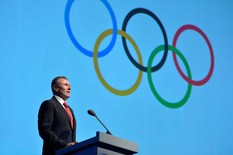 IOC Member Sergey Bubka addresses Session in Buenos Aires in 2013 during his Presidential run (Photo: sergeybubka.com)