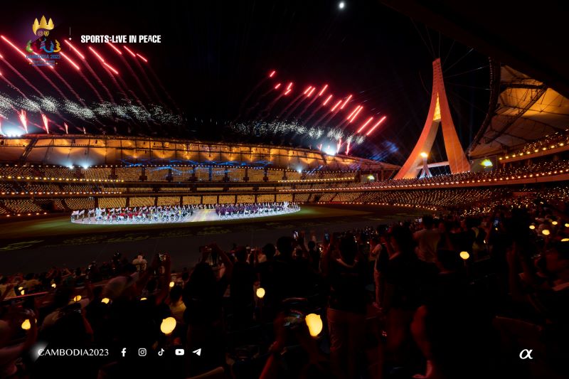 Opening Ceremony of the 32nd SEA Games Cambodia 2023 on May 5, 2023 (Photo: Cambodia 2023)