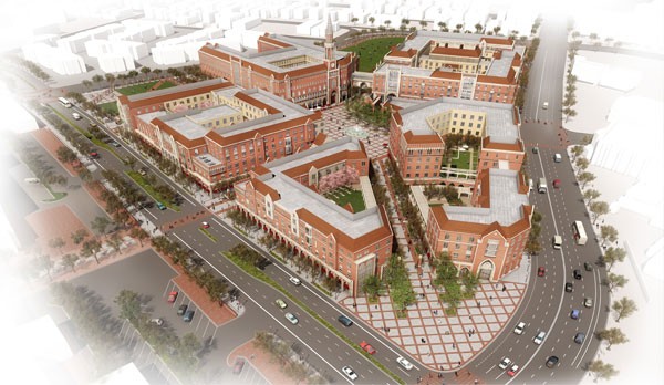 USC Being Proposed for LA 2024 Media Village (LA 2024 Rendering)