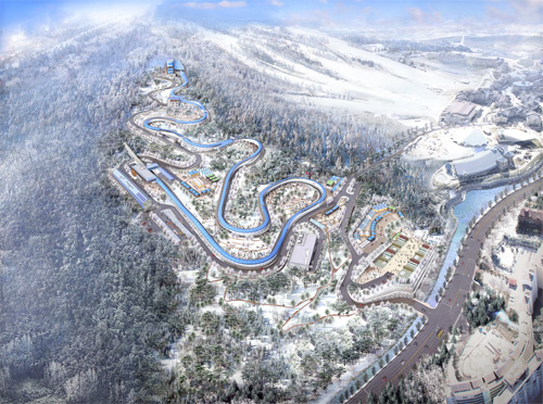 PyeongChang 2018 Sliding Venue Concept (POCOG Image)