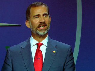 Spain's Crown Prince Felipe Addresses IOC in Buenos Aires (GB Photo)