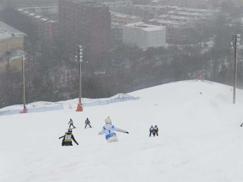 Children Ski at Hammarbybacken in Stockholm, proposed venue for Stockholm-Åre 2026 Olympic bid (GamesBids Photo)