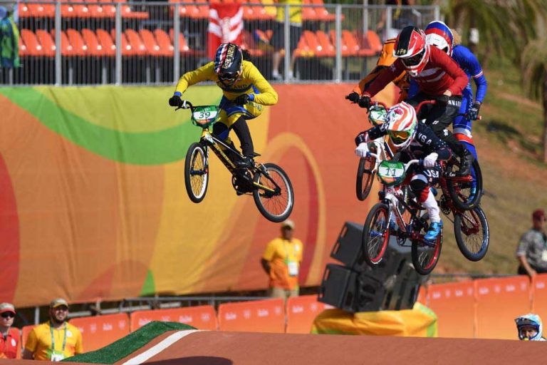BMX racer from Thailand competes at the Rio 2016 Olympic Games (Photo: National Olympic Committee Of Thailand)