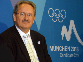 Munich Mayor Christian Ude arrives in Durban to support 2018 Olympic bid